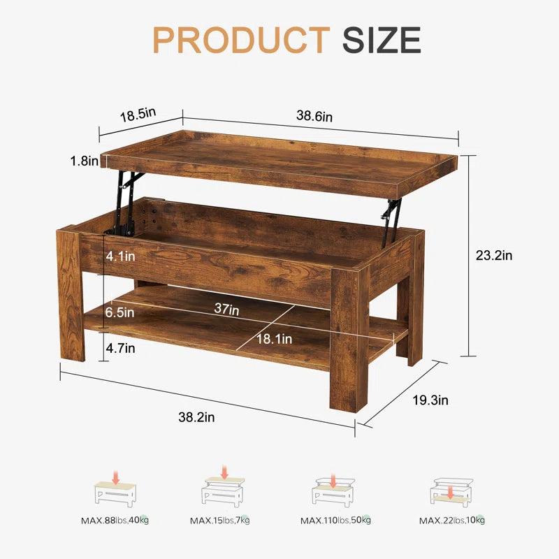Arrik Lift Top Coffee Table