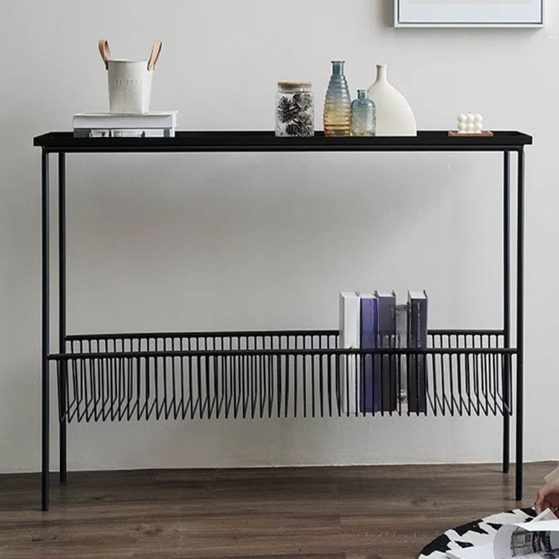 Iron Tray Console Table