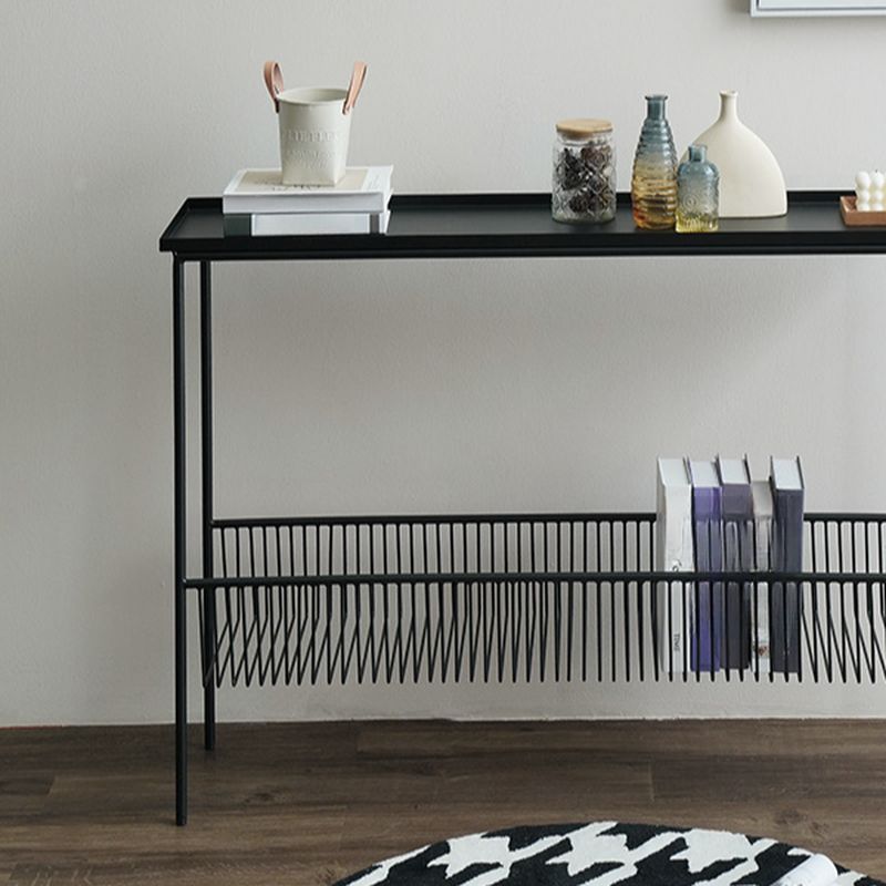 Iron Tray Console Table