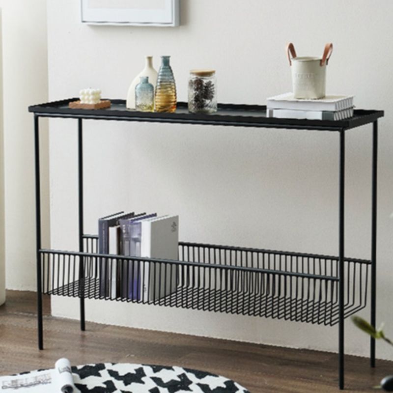 Iron Tray Console Table