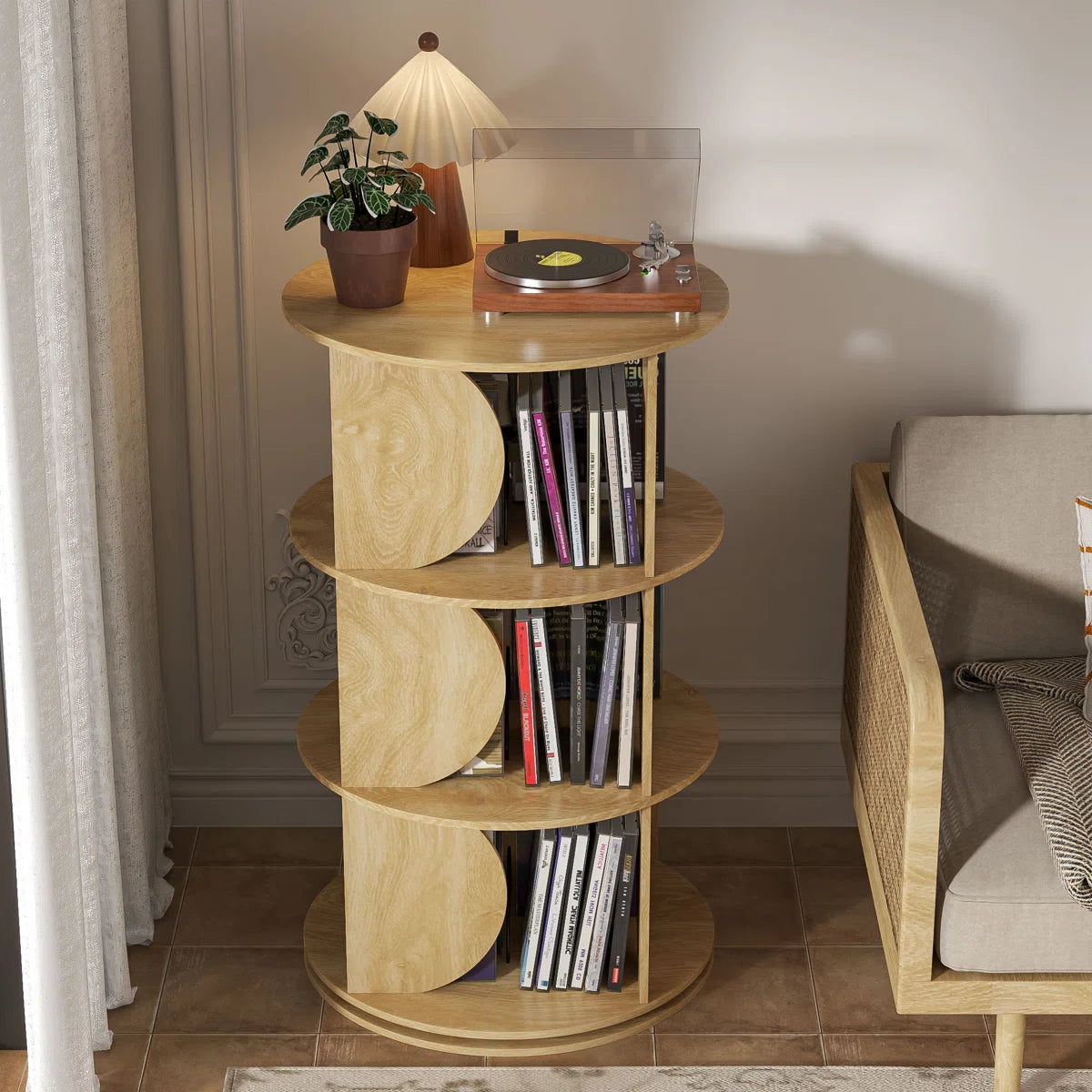 360 Rotate Organizing Shelf Rack