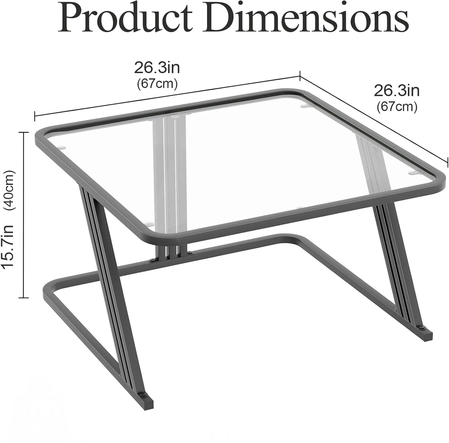 Glass Modern Coffee Table