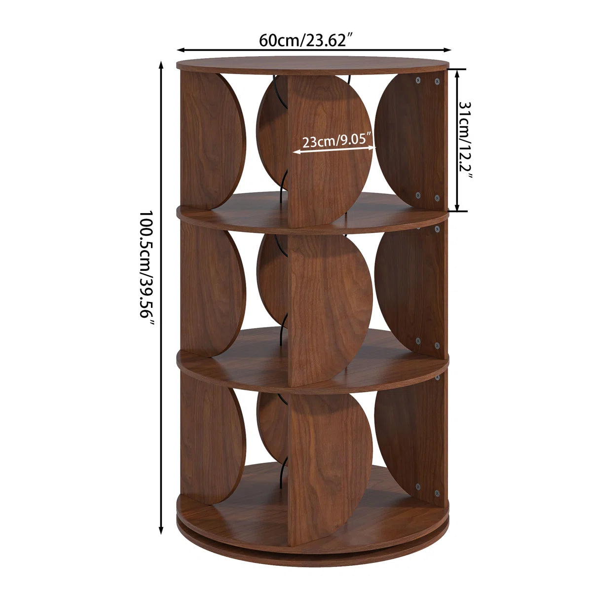 360 Rotate Organizing Shelf Rack