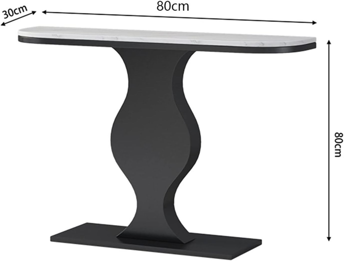 Semicircular Console Table
