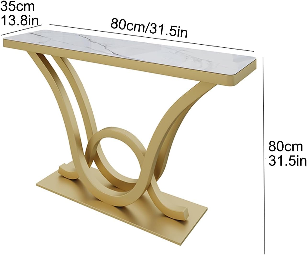 Rock Board Console Table