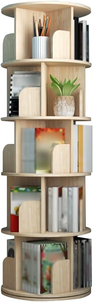 360 Rotate Bookcase Rack