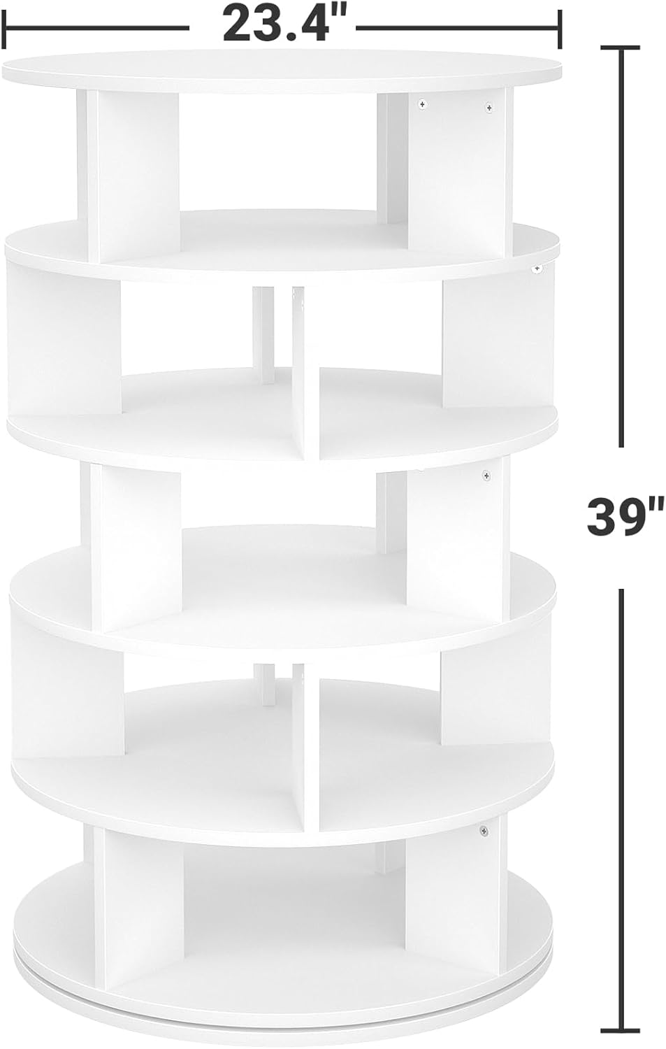 360 Rotate Alfa Organizing Shelf Rack