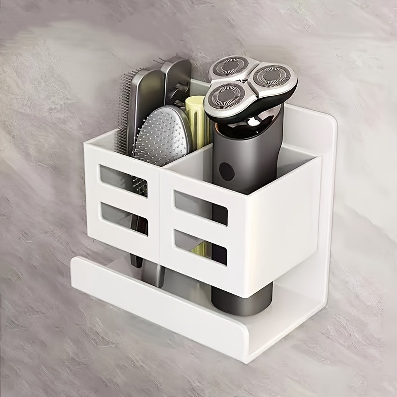 Stainless Steel Wall & Door Mounted Bathroom Shelf Organizer