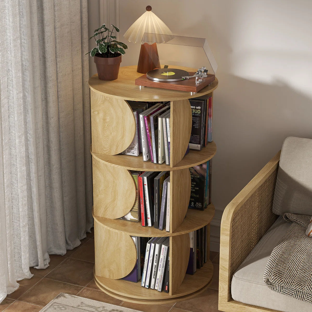 360 Rotate Organizing Shelf Rack