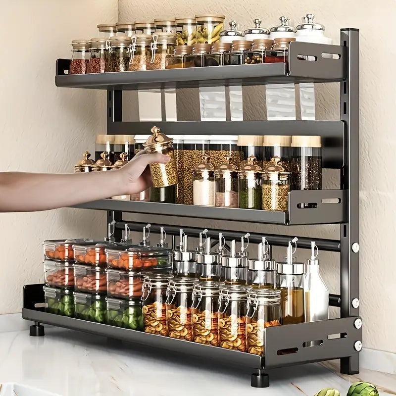 Home, Kitchen And Restaurant Versatile Organized Spice Storage