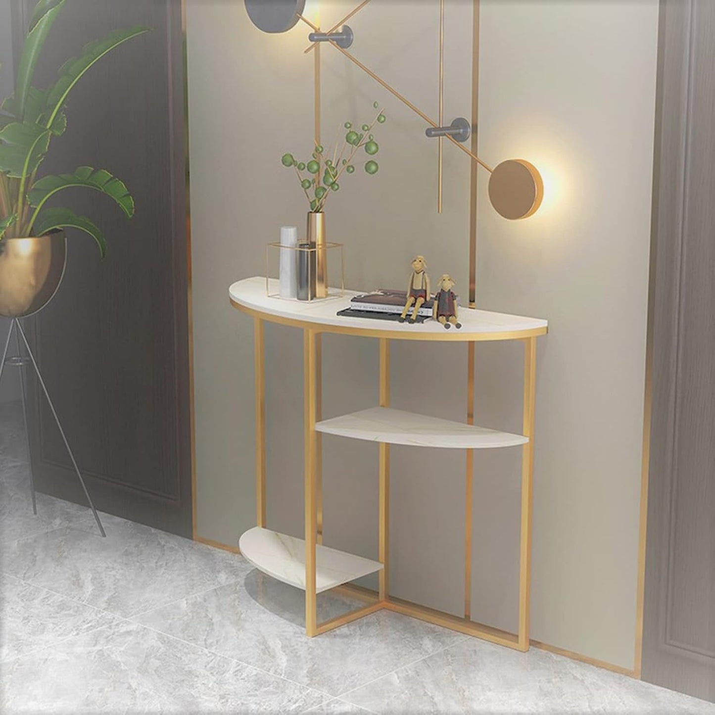 Semi-Circle Console Table