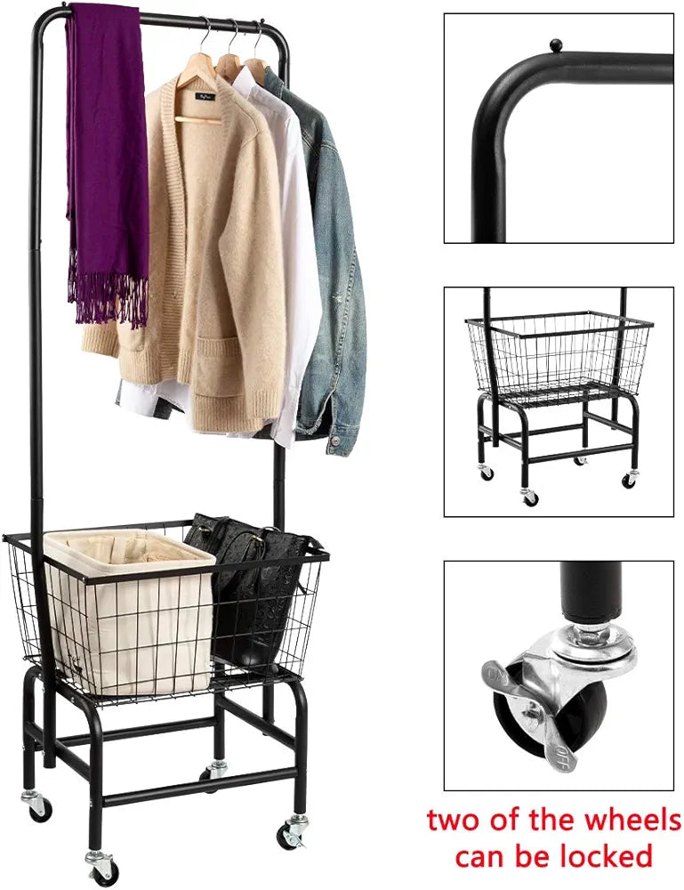Movable Laundry Cart