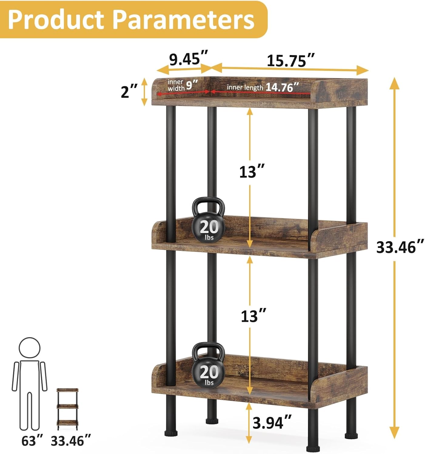 Urban Tiers Display Rack