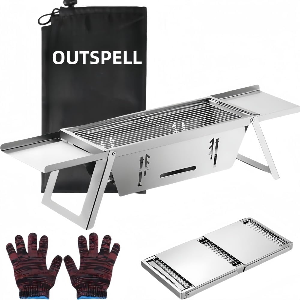 Folding B.B.Q Grill in Maximum Size