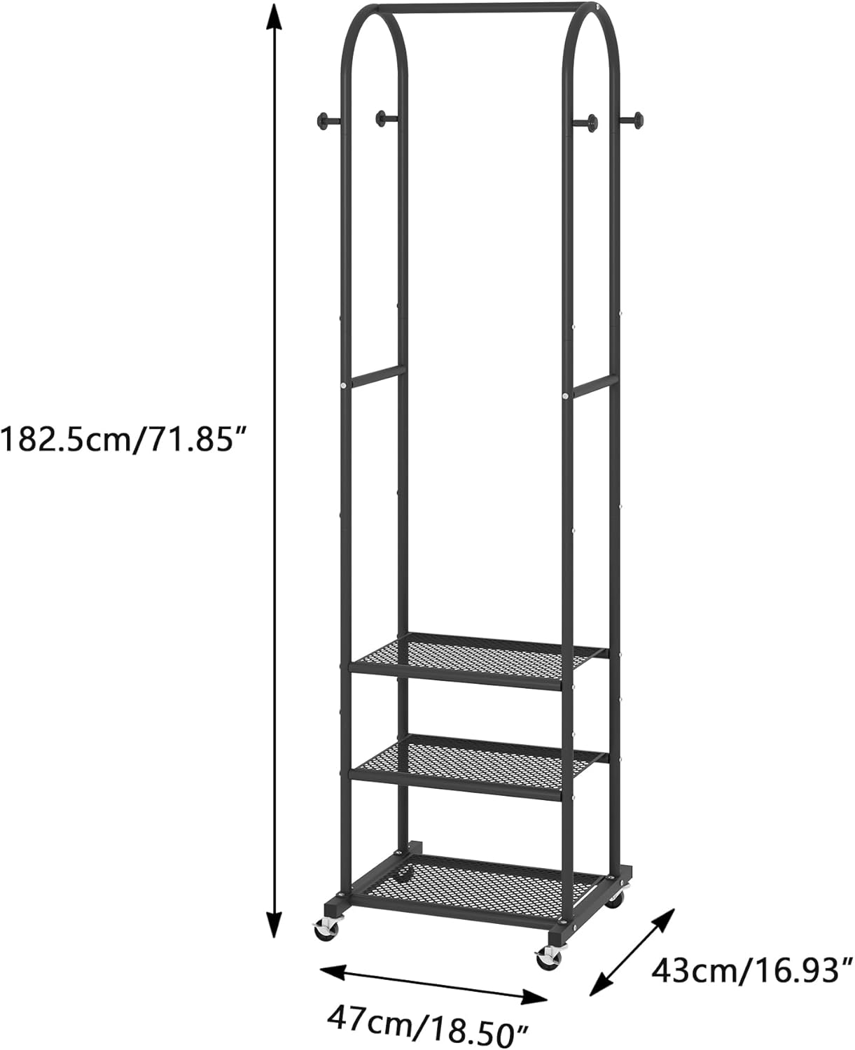 Movable Clothing Rack