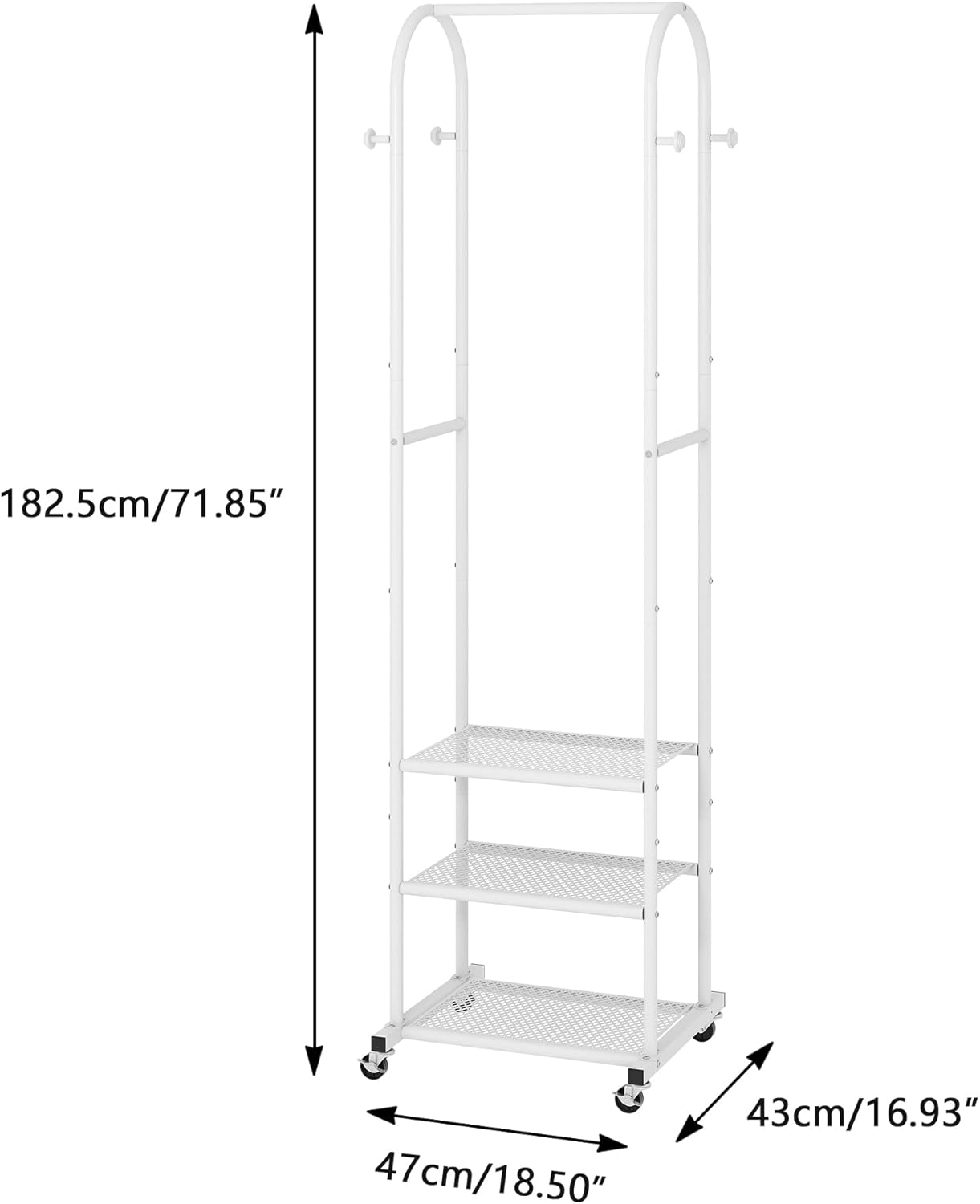 Movable Clothing Rack