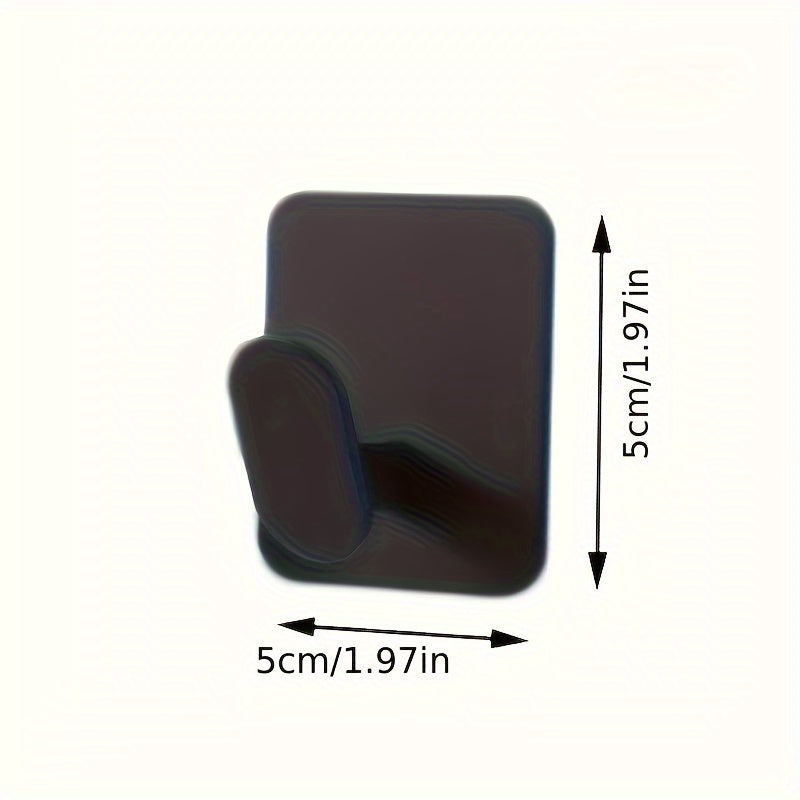 Stainless Steel Punch-Free Wall Mounted Mini Square Towel Holder (set of 2)