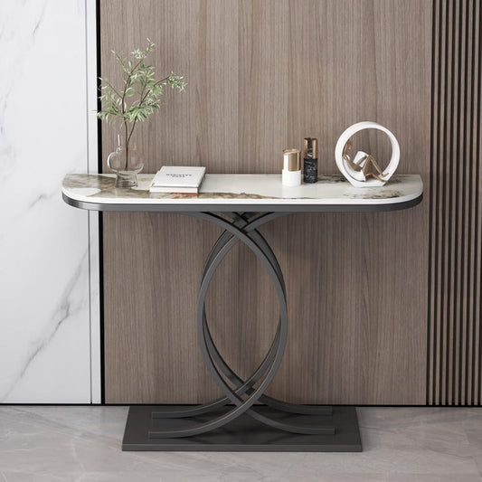 Oval Console Table