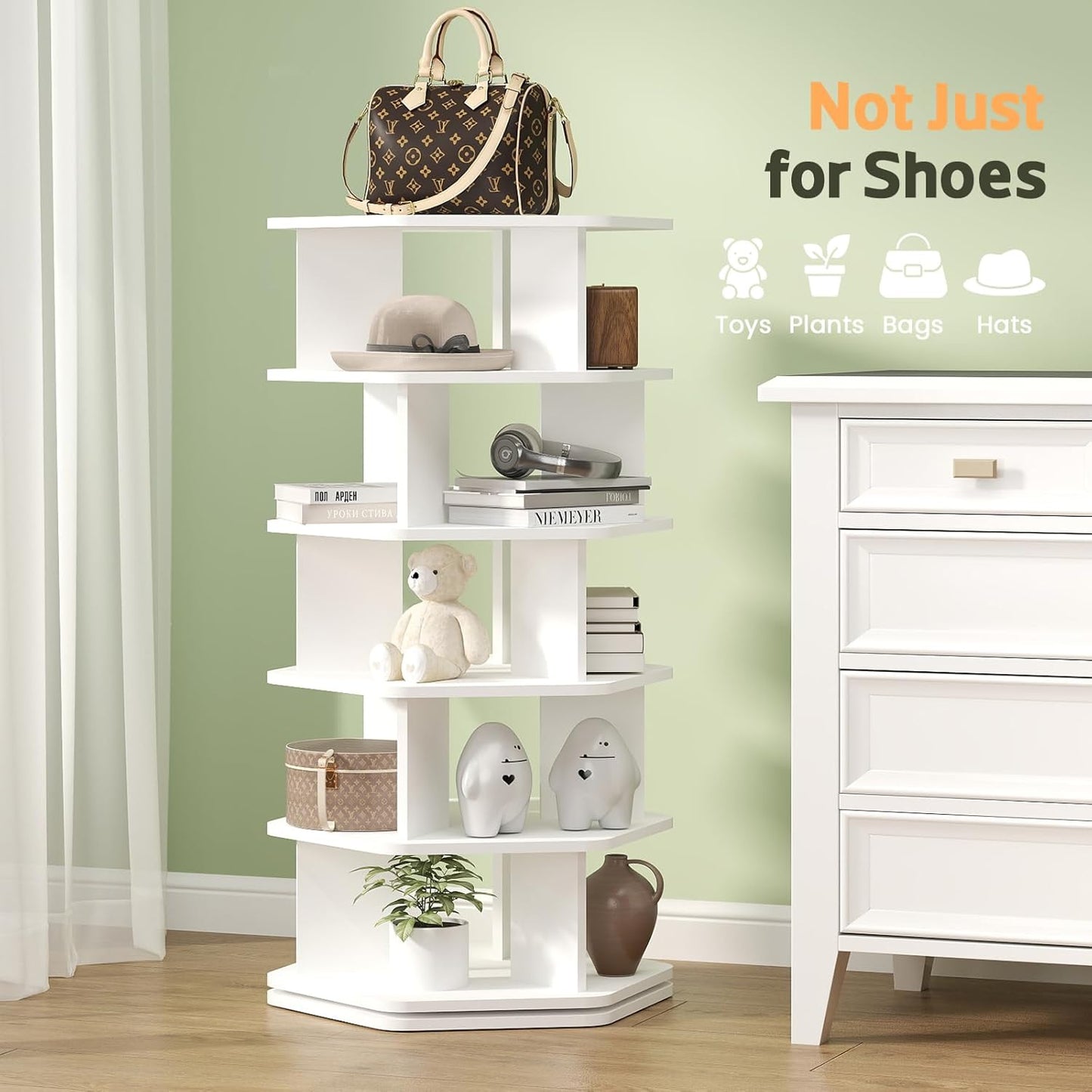 360 Rotate Lamtore Organizing Rack