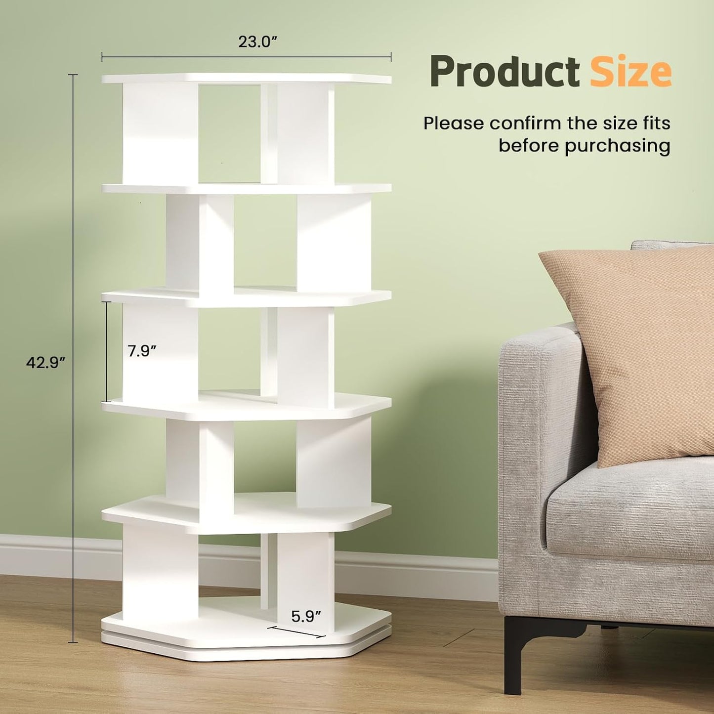360 Rotate Lamtore Organizing Rack