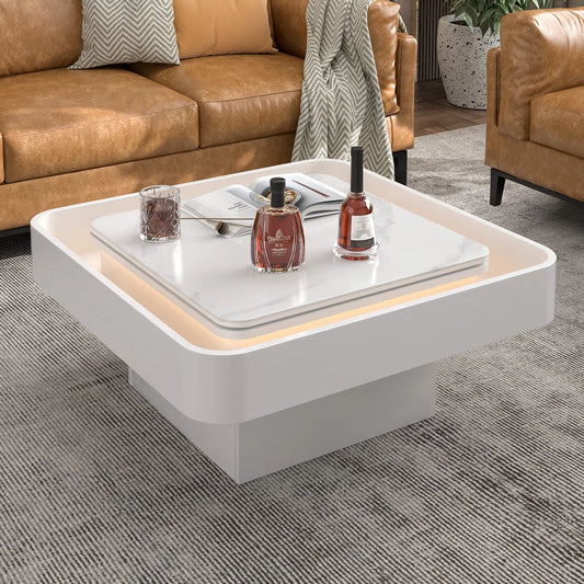 Gulcan LED Lift Top Coffee Table