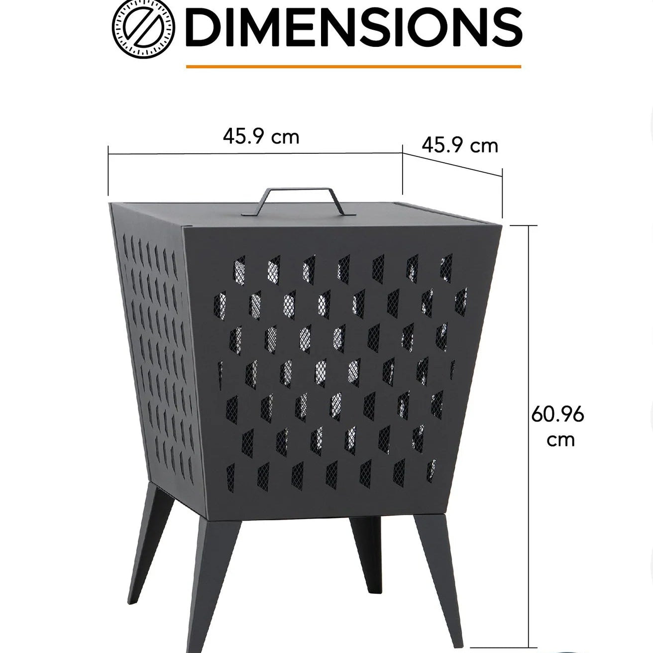 Albani Iron Outdoor Fire Pit