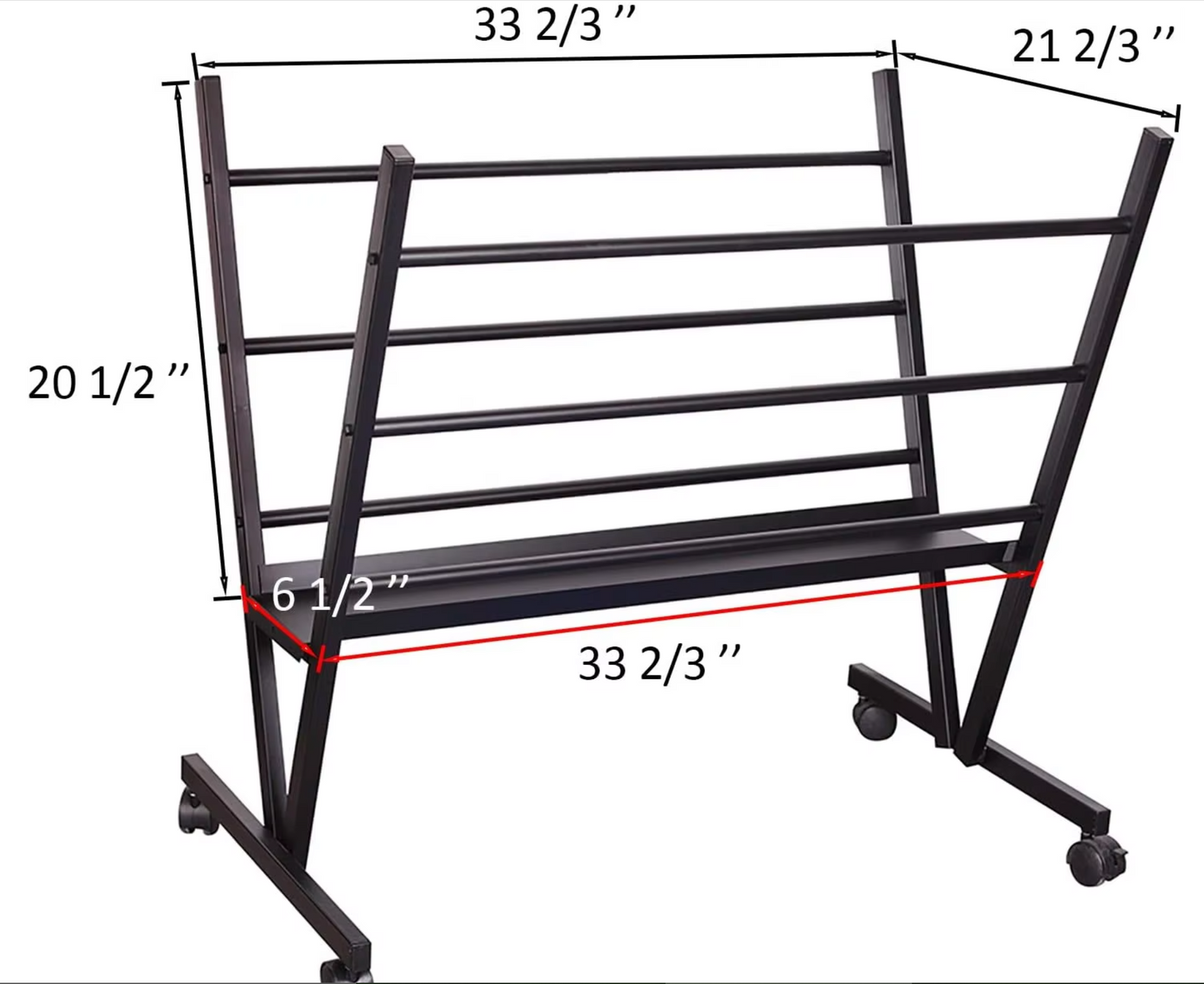 Metal Towel Stand With Wheel
