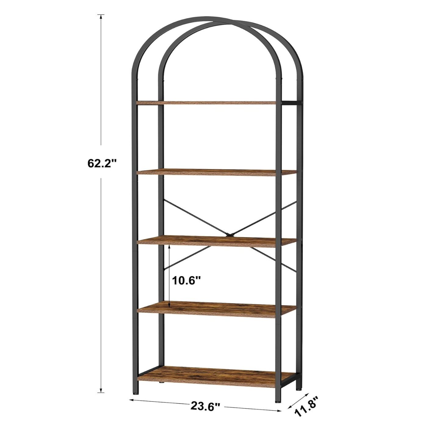 Arched 24" Display Rack