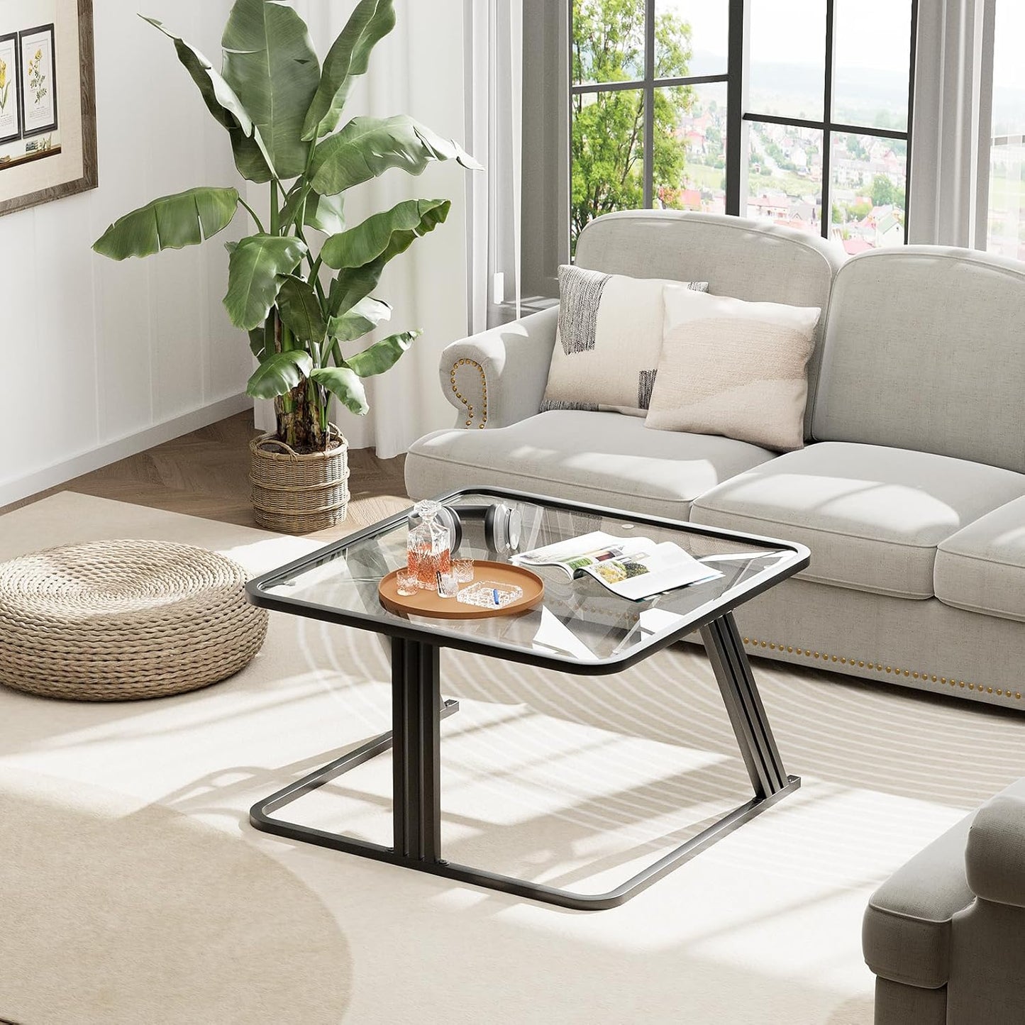 Glass Modern Coffee Table