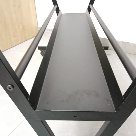 Metal Towel Stand With Wheel