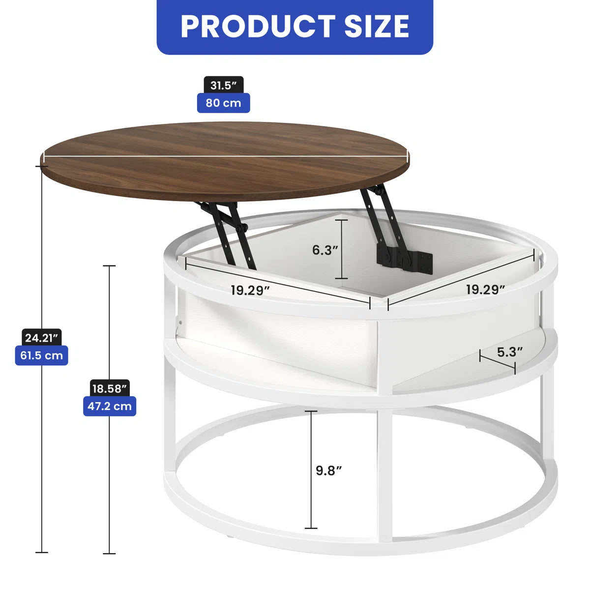 Hiro Lift Top Coffee Table
