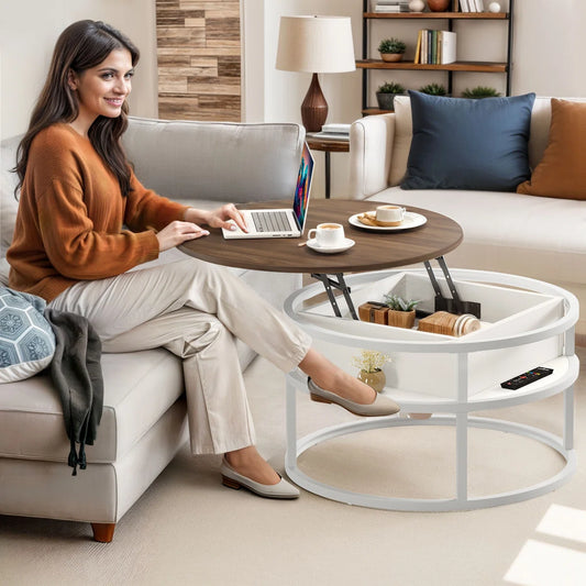 Hania Coffee Table with Prime Metallic Frame