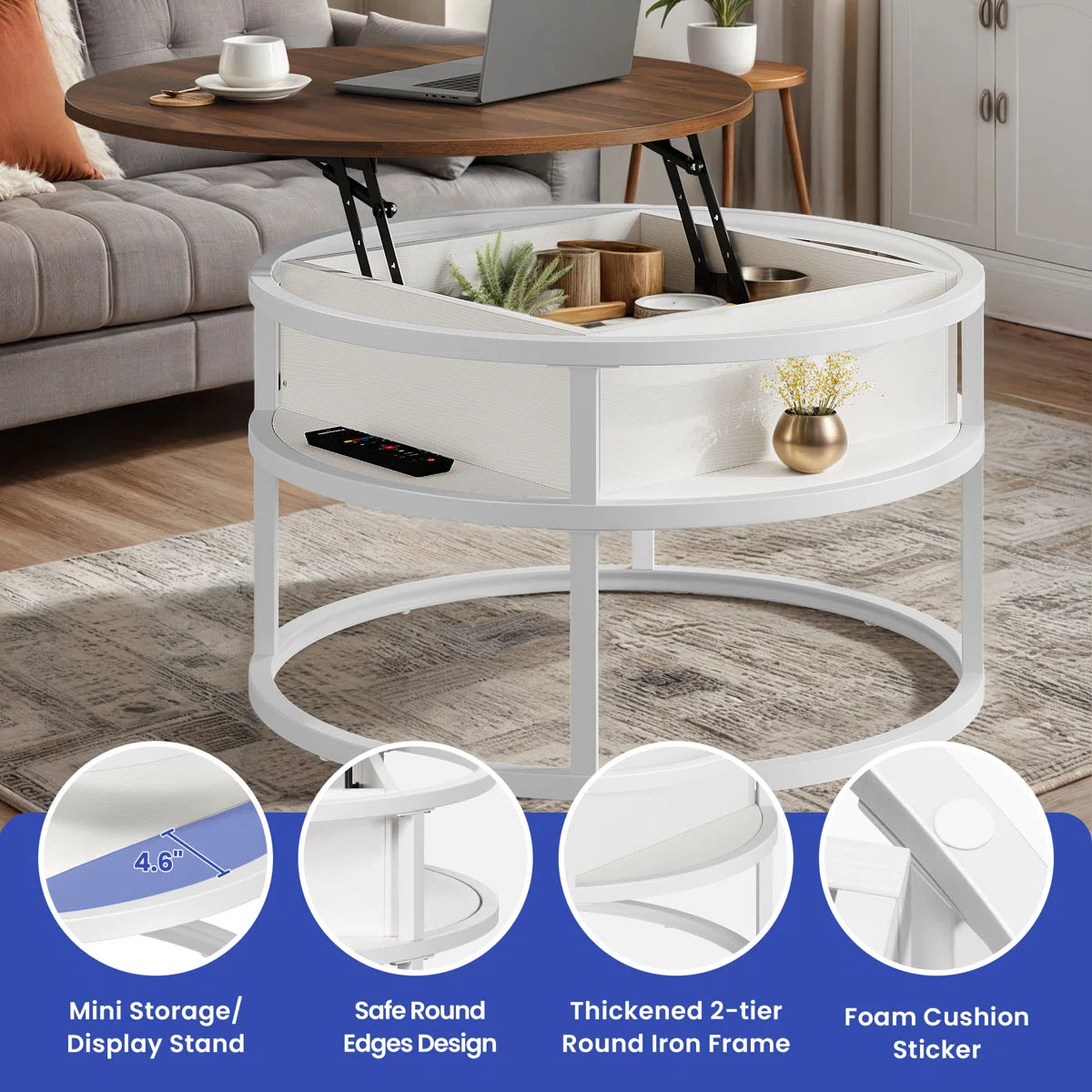 Hiro Lift Top Coffee Table