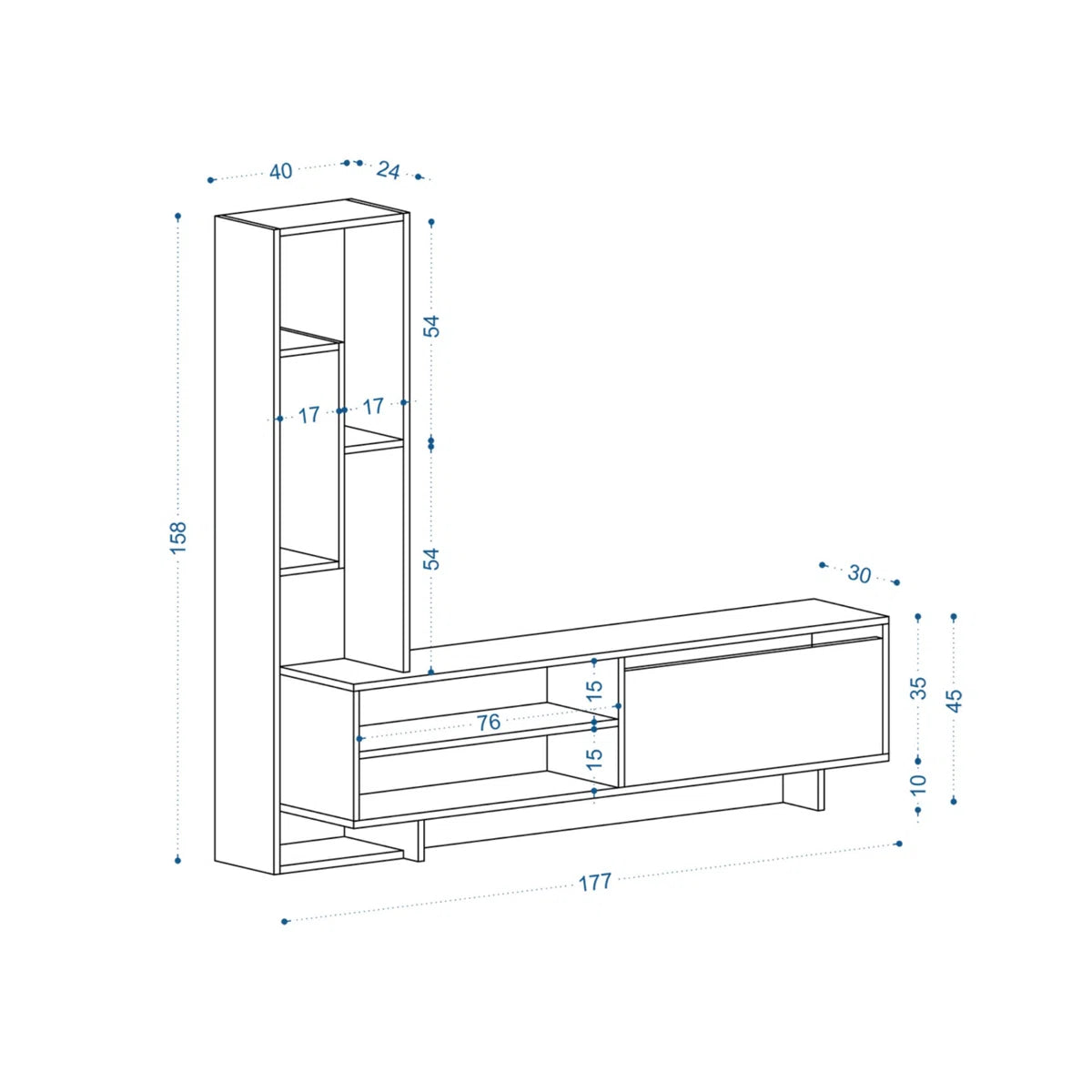 Indasia TV Stand