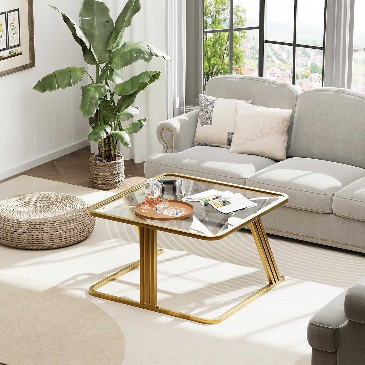 Glass Modern Coffee Table