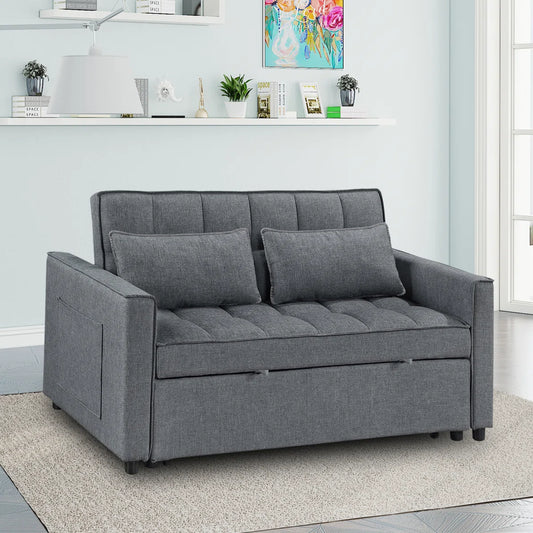 Omorfo 53.2'' Upholstered Convertible Sleeper Sofa