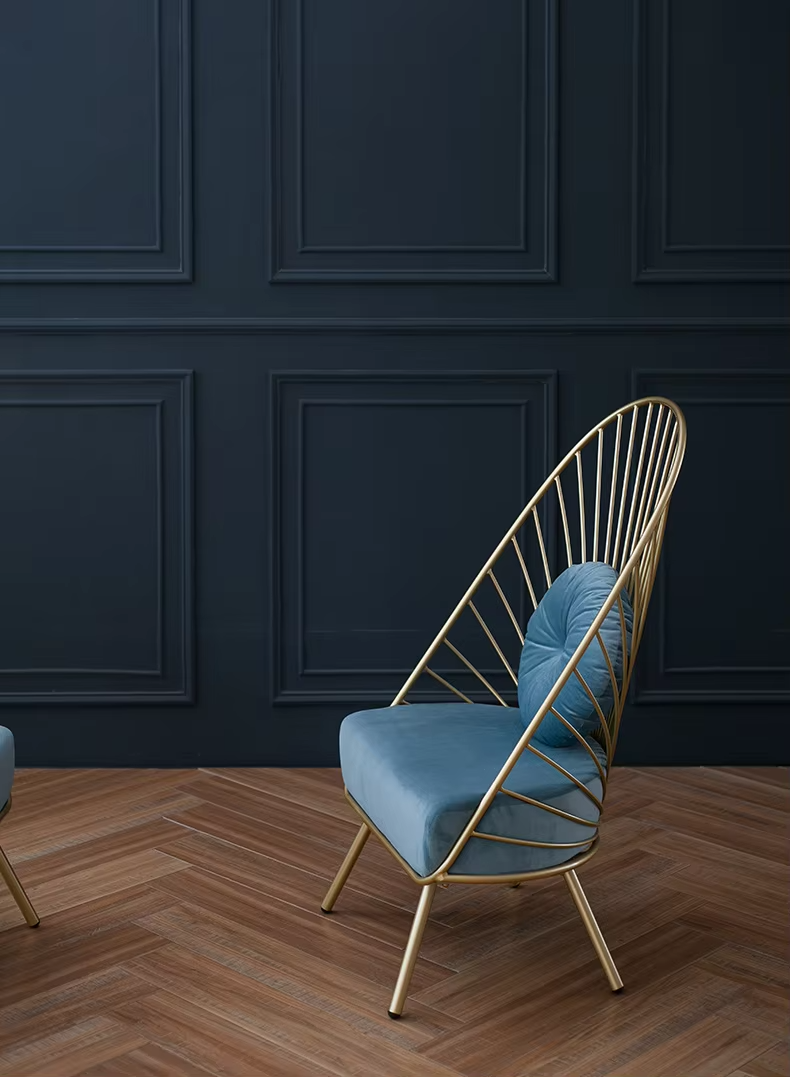 Metallic Accent Chair