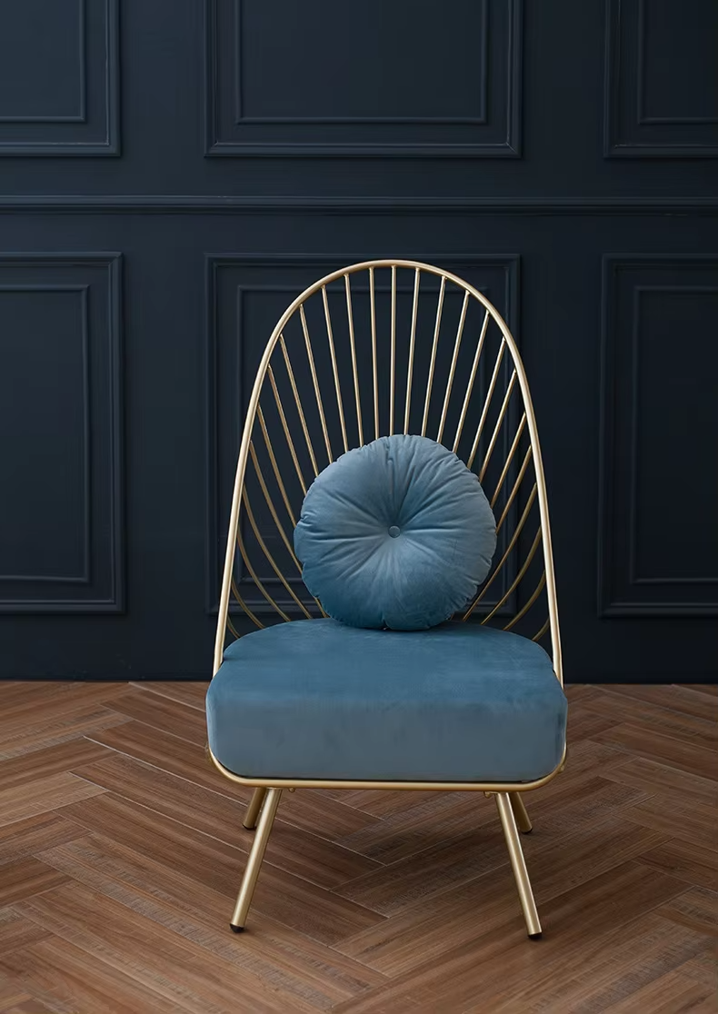 Metallic Accent Chair
