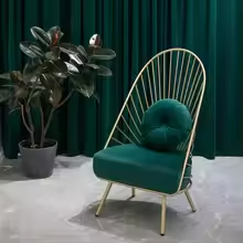 Metallic Accent Chair