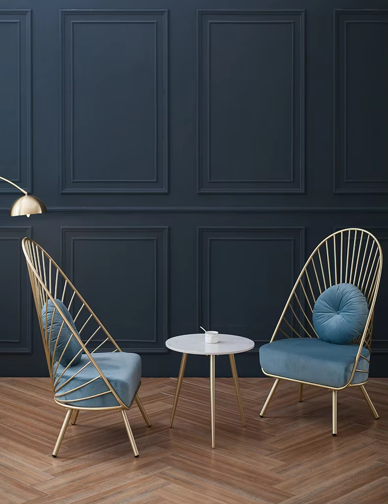 Metallic Accent Chair