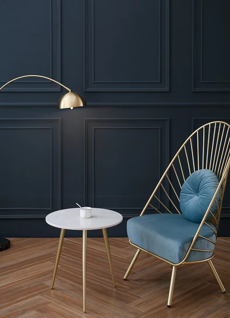 Metallic Accent Chair