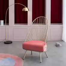 Metallic Accent Chair