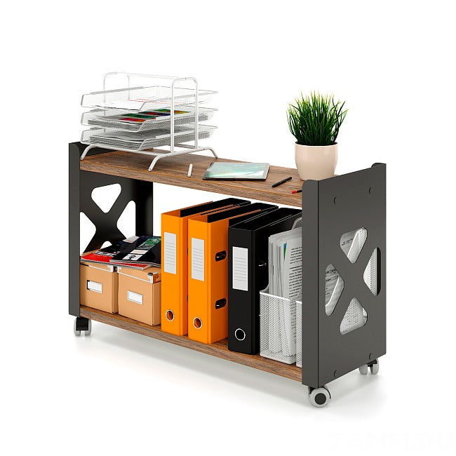 Mobile Shelving Unit with Wheels