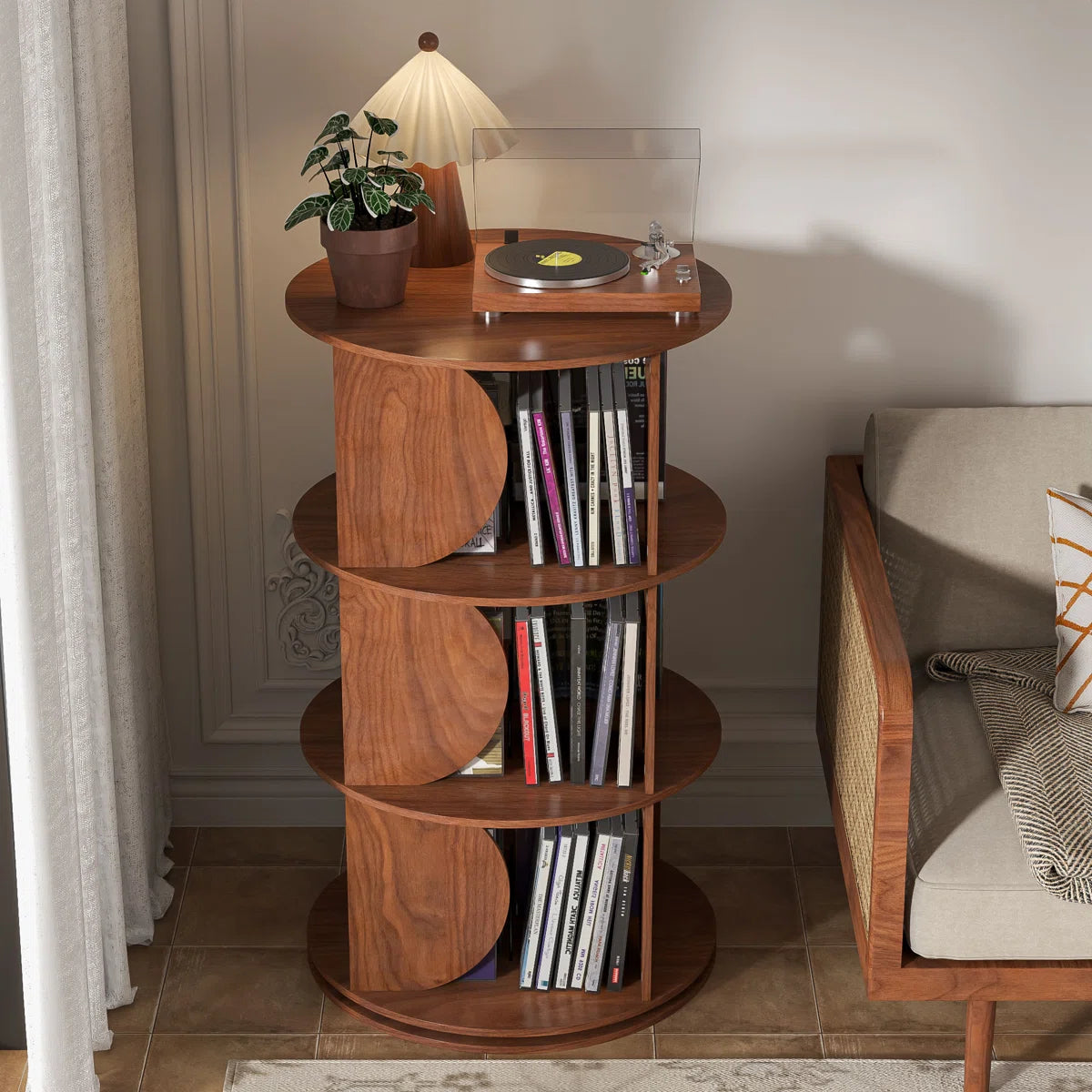 360 Rotate Organizing Shelf Rack