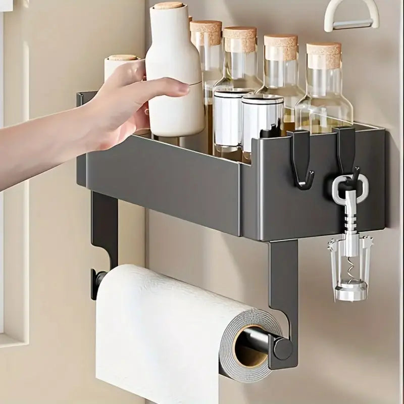 Kitchen Organizer, Refrigerator storage Magnetic Shelf