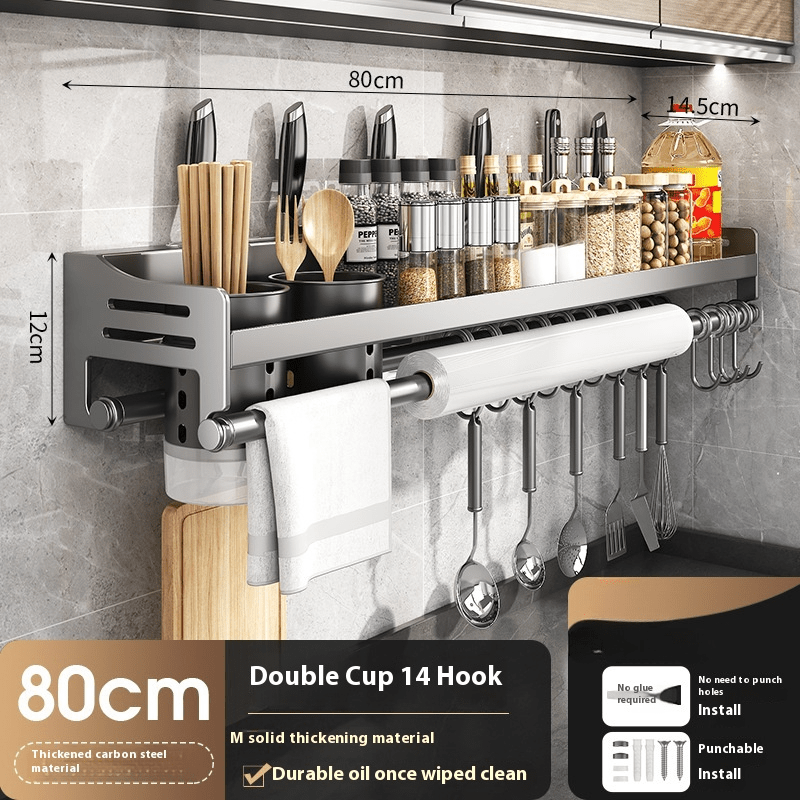 Modern Kitchen Rack Wall-Mounted