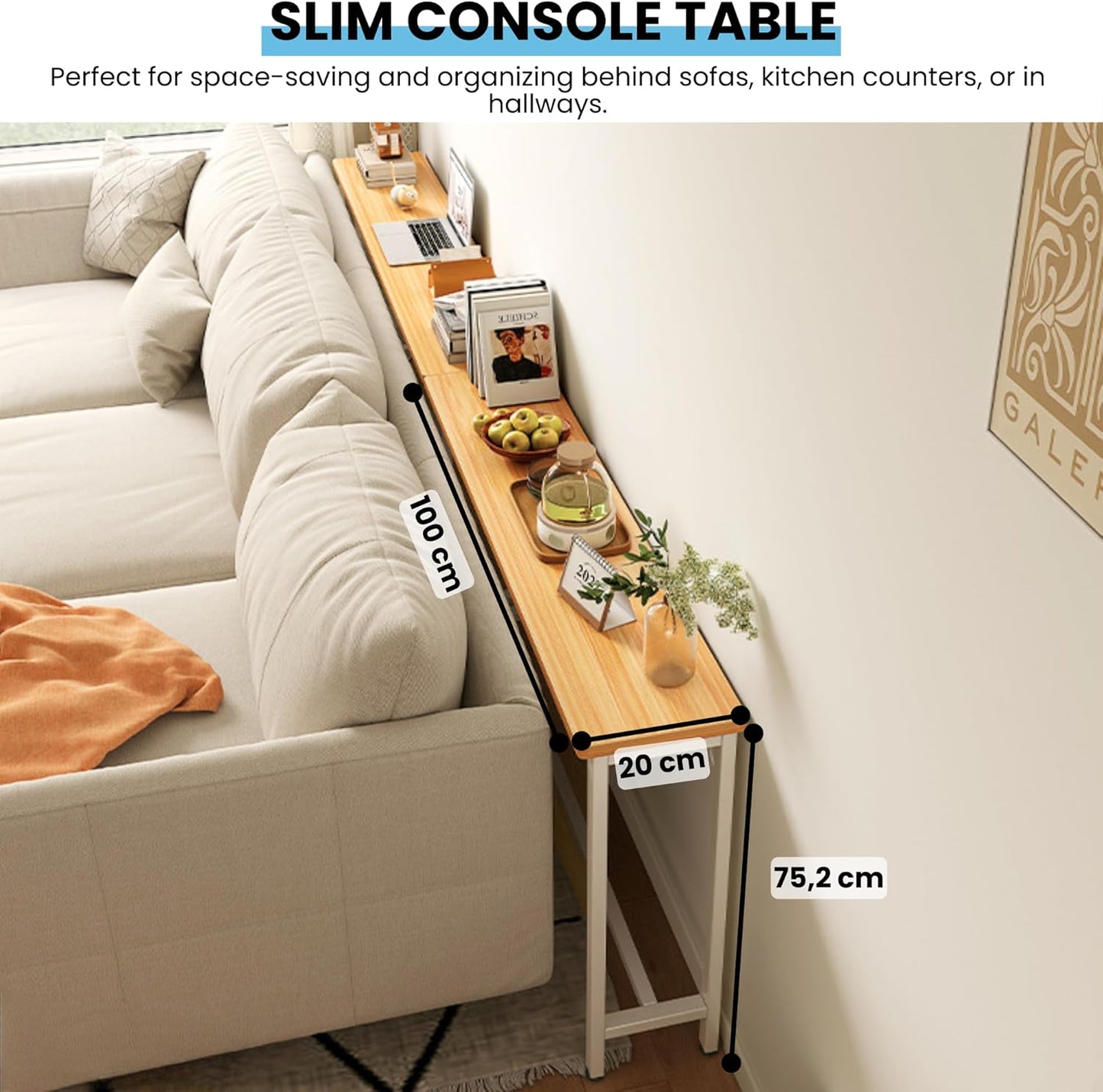 Narrow Entryway Console Table