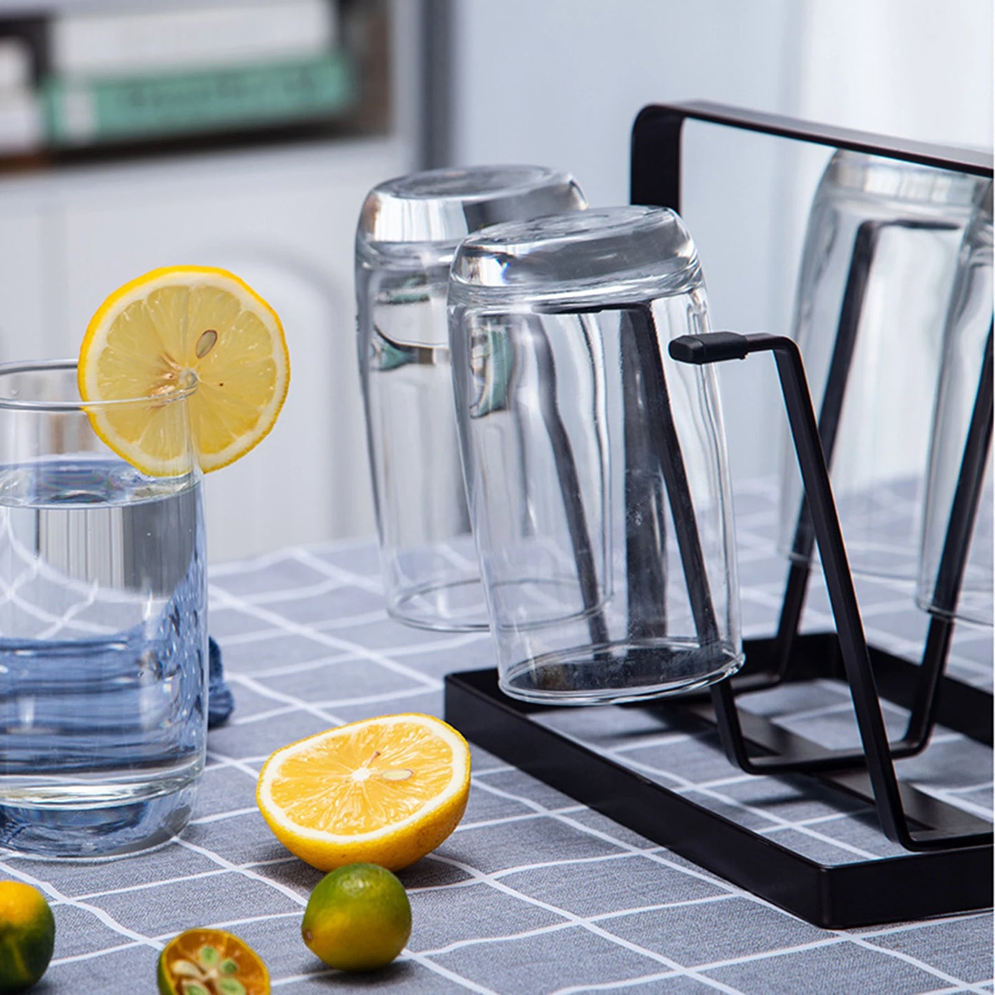 Glass Drainer Rack Kitchen Plate Holder