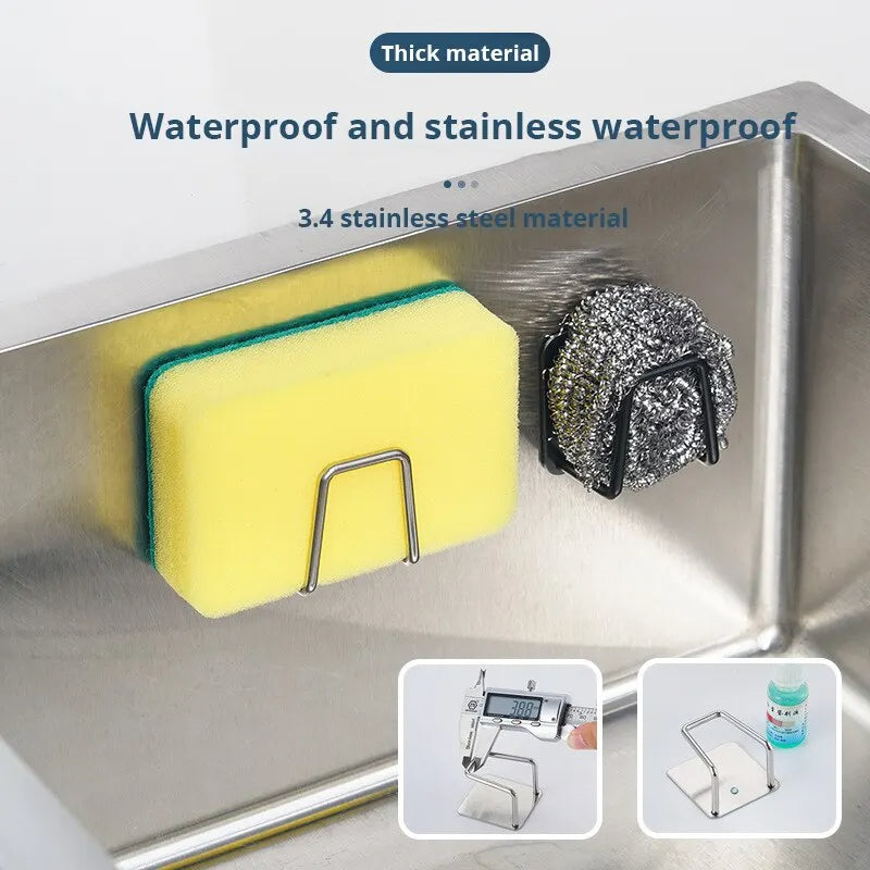 Stainless Steel Kitchen Sponge Holder (Set Of 2)