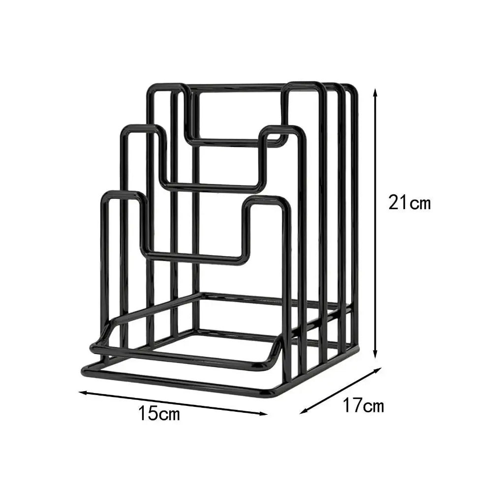 Stainless Steel Plates And Cutting Board Holder